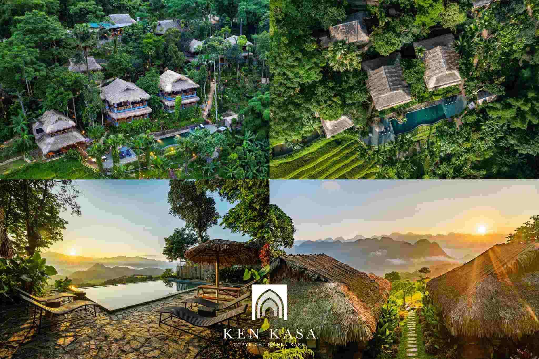 Mẫu nhà sàn homestay đẹp Pù Luông Retreat Thanh Hóa